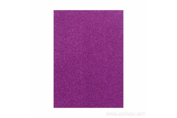 ΑΦΡΩΔΕΣ ΦΥΛΛΟ Α4 210x297 GLITTER PURPLE 2,0 mm